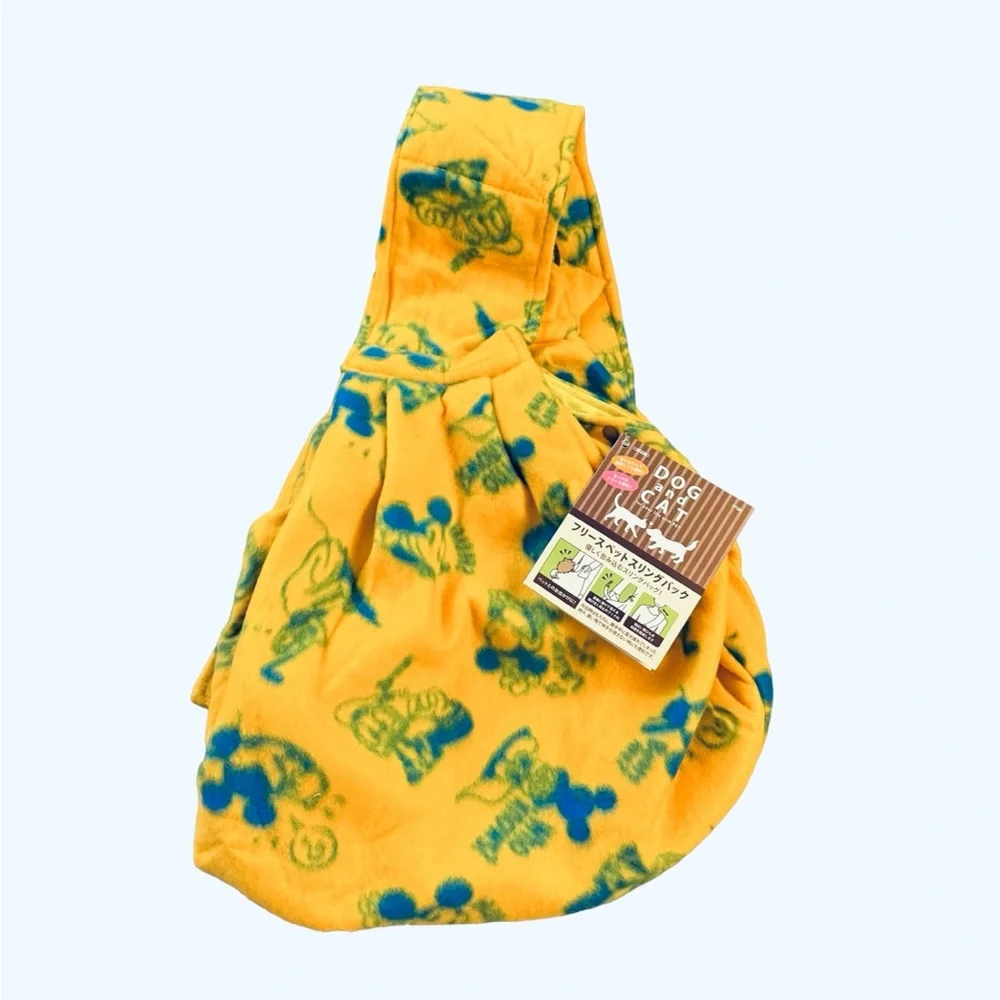 Fleece Pet Sling Bag Disney for Dogs and Cats